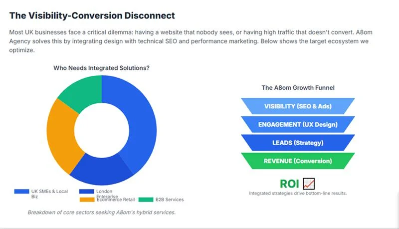 Award-Winning Web Design & Digital Marketing Services by A8om Agency UK 1 What Makes Modern Agencies Different