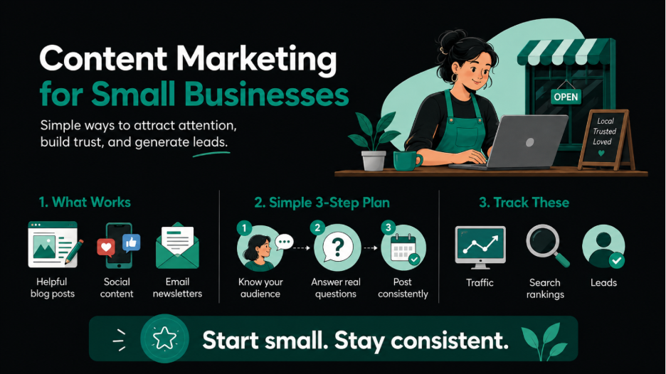 Content Marketing for Small Businesses: Complete Guide to Growing Your Brand 